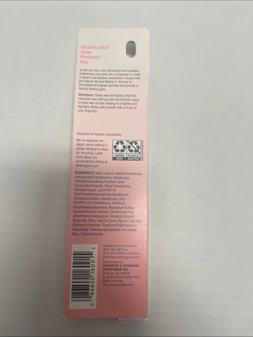 NWT Neutrogena Glow Perfector Pen Deep